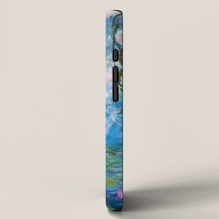 Water Lilies Monet Teal iPhone Case Gallery Image 2