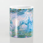 Water Lilies Monet Teal Coffee Mug Gallery Image 4