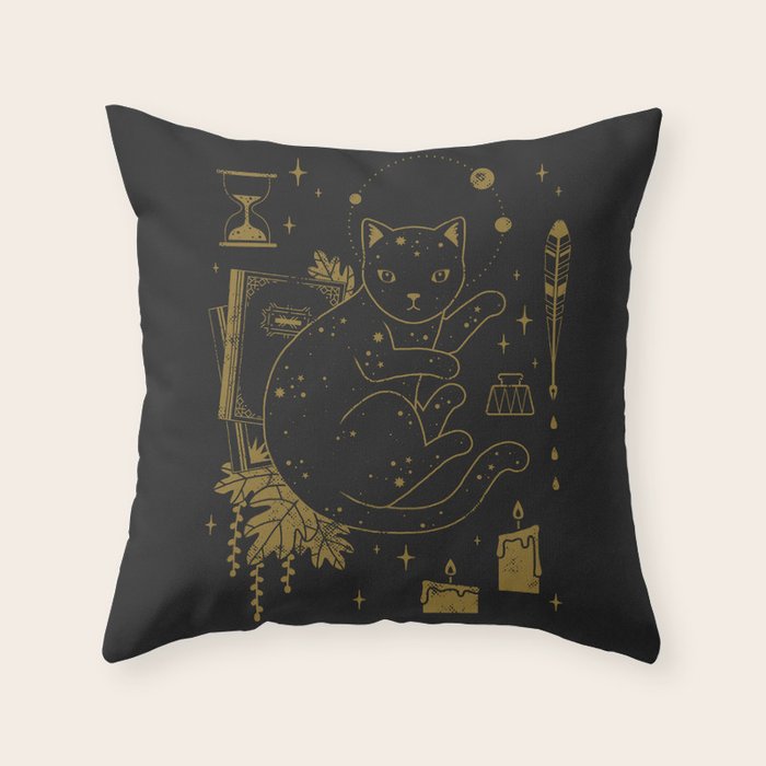 Magical Assistant Throw Pillow Gallery Image 1