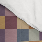 Checkered Multicolor Pattern VIII Retro Fall Comforter Gallery Image 4