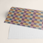 Checkered Multicolor Pattern VIII Retro Fall Wrapping Paper Gallery Image 2