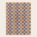 Checkered Multicolor Pattern VIII Retro Fall Notebook Gallery Image 4
