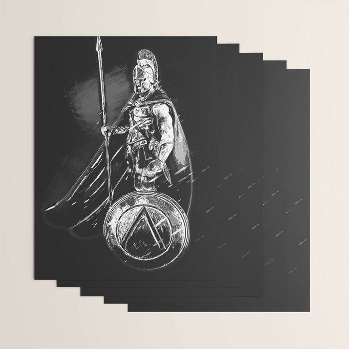 Spartan Hoplite Wrapping Paper Gallery Image 3