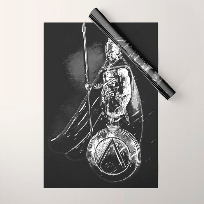 Spartan Hoplite Wrapping Paper