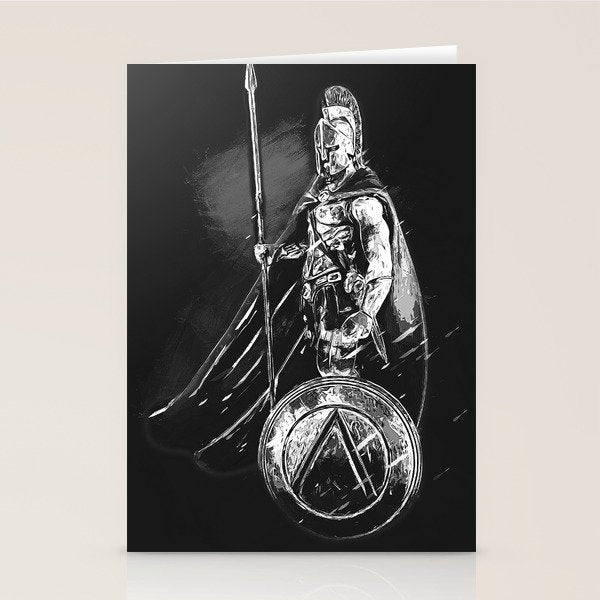 Spartan Hoplite Stationery Card Gallery Image 2