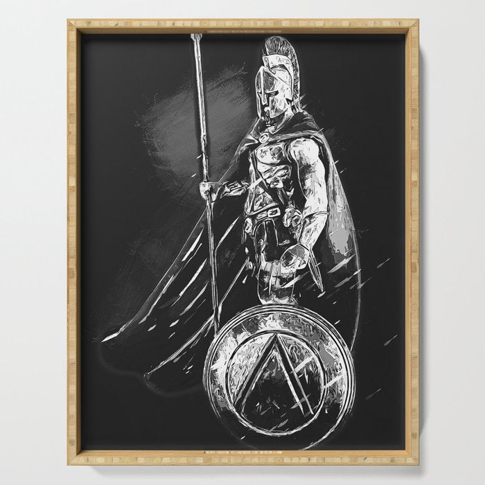 Spartan Hoplite Serving Tray Gallery Image 1