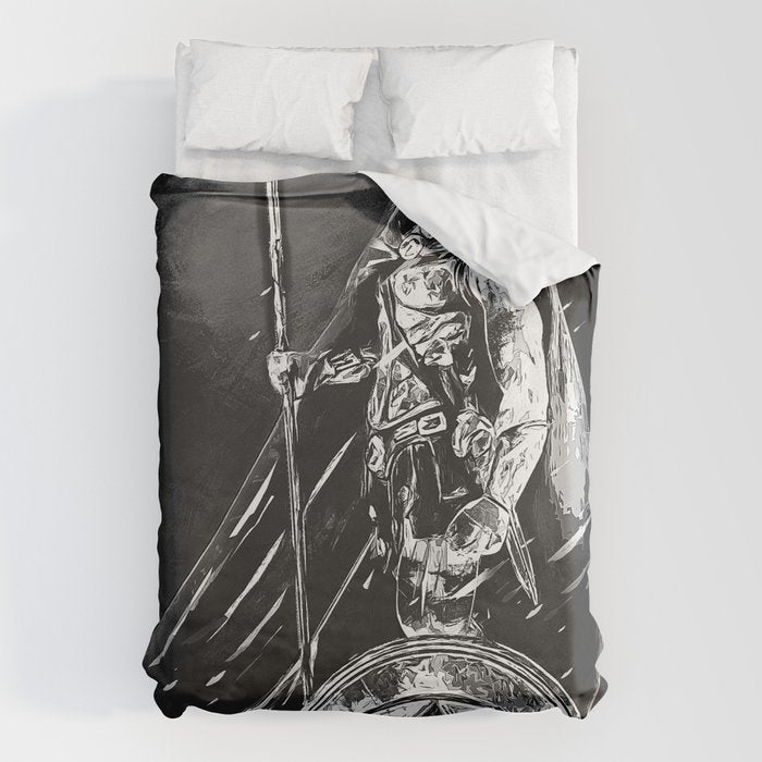 Spartan Hoplite Duvet Cover Gallery Image 6