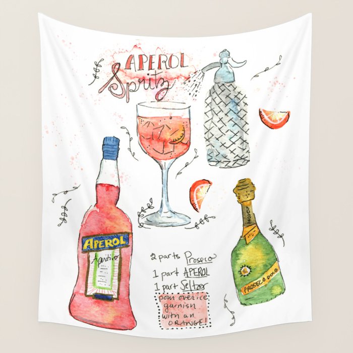 Italian Spritz Wall Tapestry Gallery Image 4