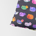 Flower sea slug - dark Pillow Sham Gallery Image 4