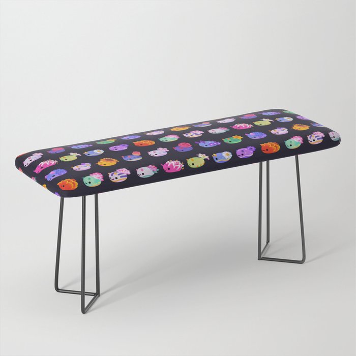 Flower sea slug - dark Bench Gallery Image 1