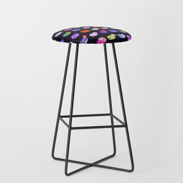 Flower sea slug - dark Stool Gallery Image 1