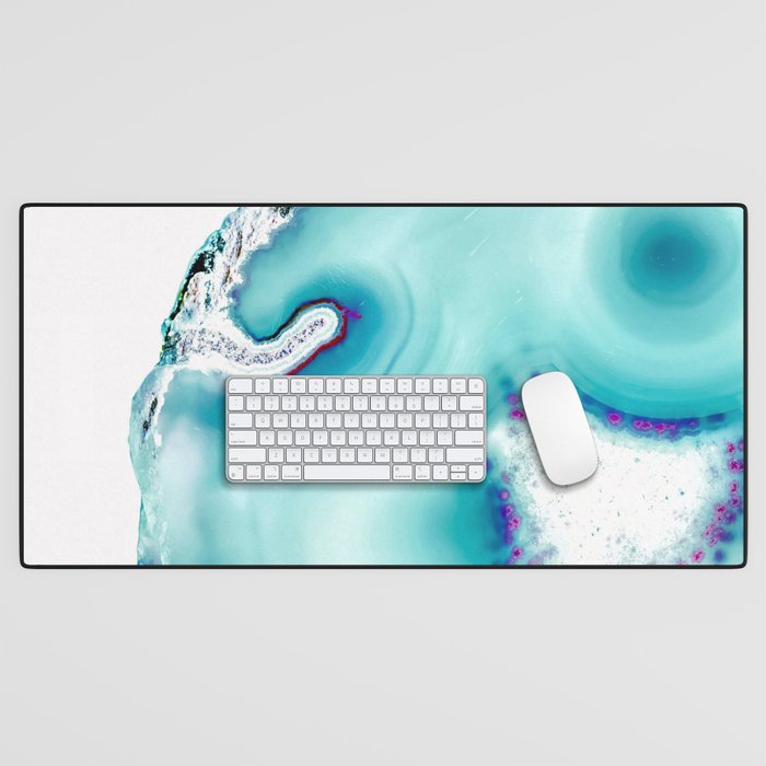 Agate - marine Desk Mat Gallery Image 1