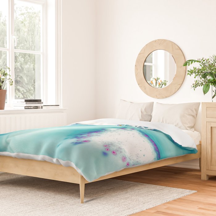 Agate - marine Duvet Cover Gallery Image 2