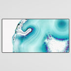 Agate - marine Desk Mat Gallery Image 3