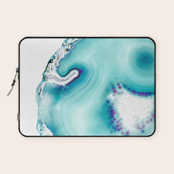 Agate - marine Laptop Sleeve Gallery Image 1