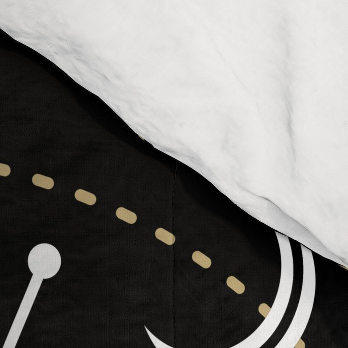 Made of Stardust - Black & Gold Palette Comforter Gallery Image 4
