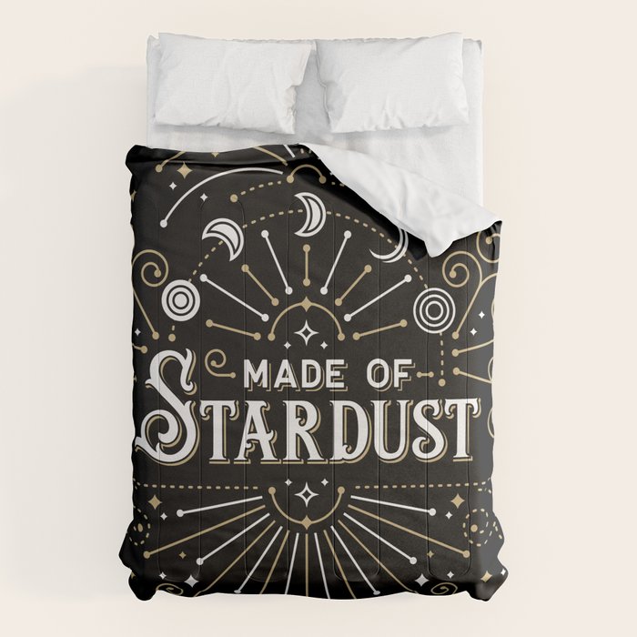 Made of Stardust - Black & Gold Palette Comforter Gallery Image 1