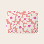 Retro Daisy - Magenta Mood Bath Mat Gallery Image 1