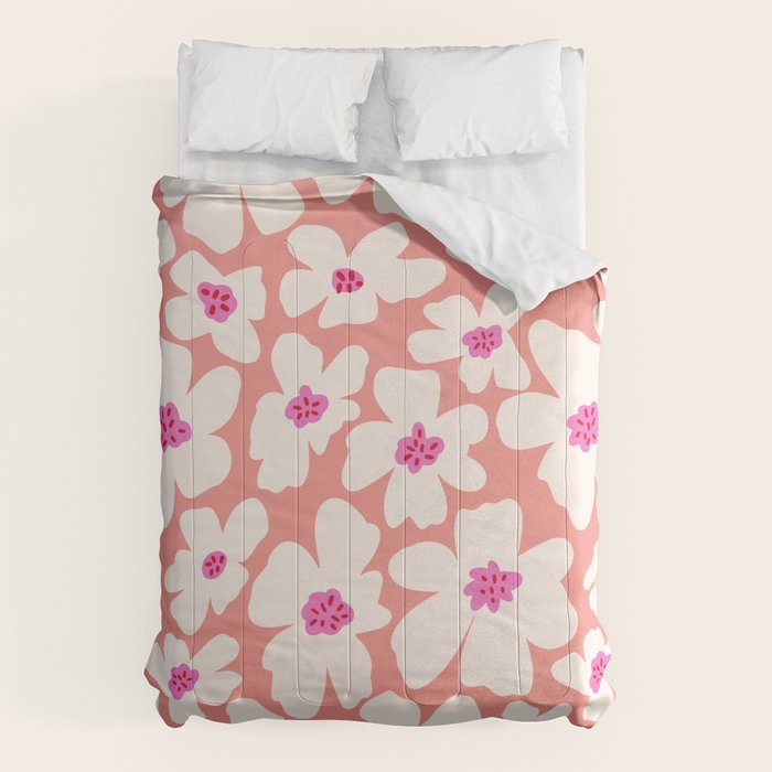 Retro Daisy - Magenta Mood Comforter Gallery Image 6