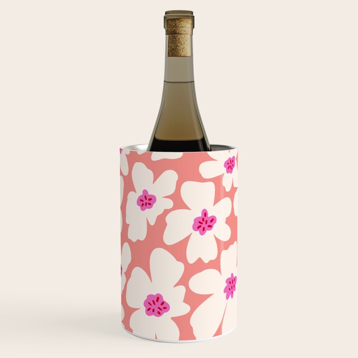 Retro Daisy - Magenta Mood Wine Chiller Gallery Image 1