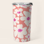 Retro Daisy - Magenta Mood Travel Mug Gallery Image 2
