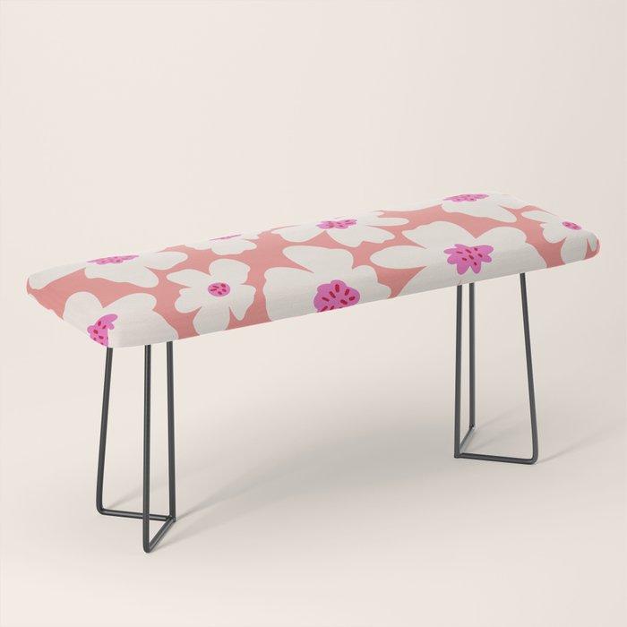 Retro Daisy - Magenta Mood Bench Gallery Image 1