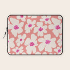 Retro Daisy - Magenta Mood Laptop Sleeve Gallery Image 1