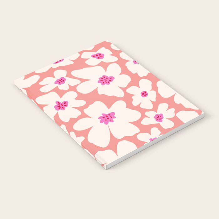 Retro Daisy - Magenta Mood Notebook Gallery Image 1