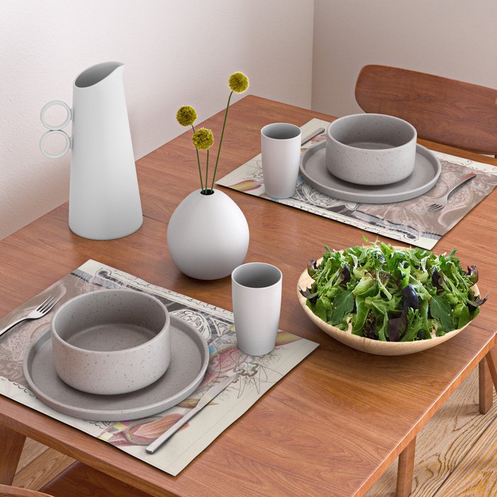 daydream sign mix floral+ Placemat Gallery Image 2