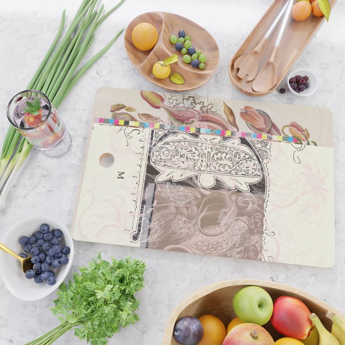 daydream sign mix floral+ Cutting Board Gallery Image 2