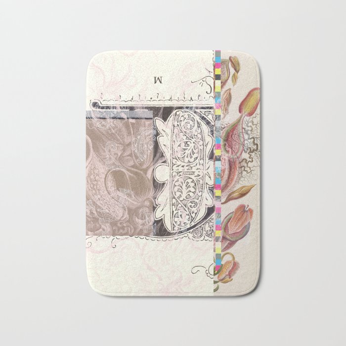 daydream sign mix floral+ Bath Mat Gallery Image 1
