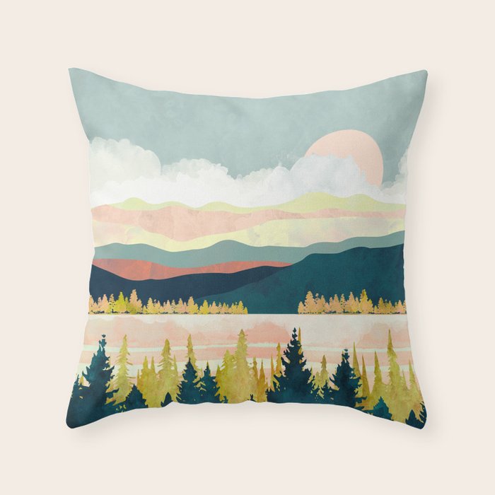 Lake Forest Throw Pillow Gallery Image 6