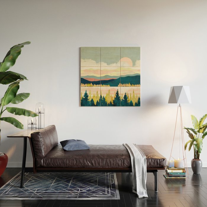 Lake Forest Wood Wall Art Gallery Image 2