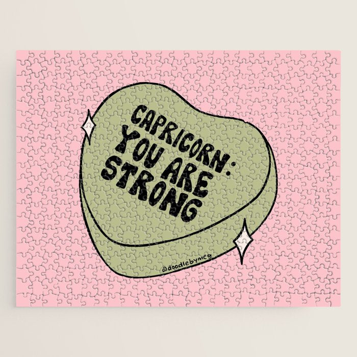 Capricorn Conversation Heart Jigsaw Puzzle Gallery Image 1