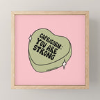 Capricorn Conversation Heart Mini Art Print Gallery Image 1