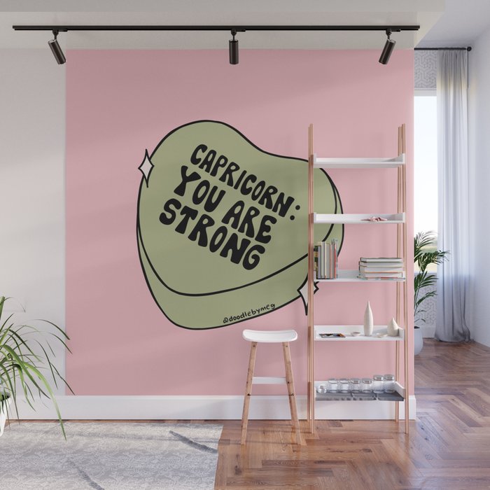 Capricorn Conversation Heart Wall Mural Gallery Image 1