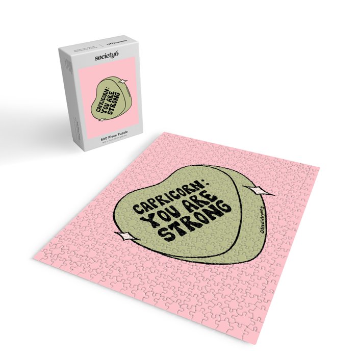 Capricorn Conversation Heart Jigsaw Puzzle Gallery Image 2