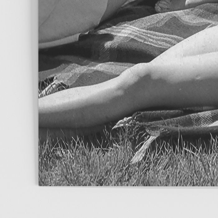 Relaxing By The River, Black and White Vintage Photo Poster Gallery Image 3