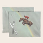 Horse over rainbow Placemat Gallery Image 1