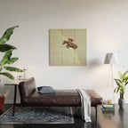 Horse over rainbow Wood Wall Art Gallery Image 2