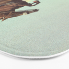 Horse over rainbow Bath Mat Gallery Image 3