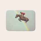 Horse over rainbow Bath Mat Gallery Image 1