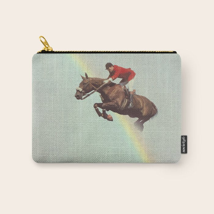Horse over rainbow Carry All Pouch Gallery Image 1