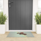 Horse over rainbow Welcome Mat Gallery Image 3