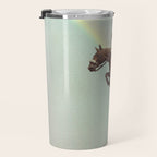 Horse over rainbow Travel Mug Gallery Image 3