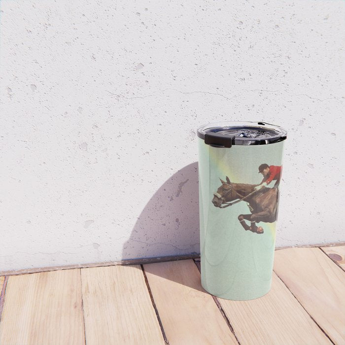 Horse over rainbow Travel Mug Gallery Image 4
