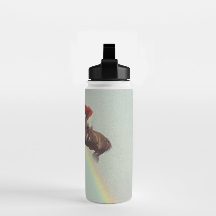 Horse over rainbow Water Bottle Gallery Image 2