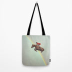 Horse over rainbow Tote Bag Gallery Image 2
