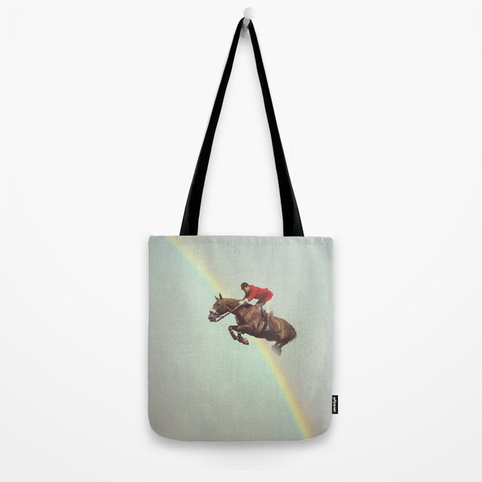 Horse over rainbow Tote Bag Gallery Image 2