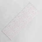 Pink romantic wildflowers Yoga Mat Gallery Image 1